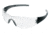 MCR Safety CK2 Series Safety Glasses, Non-Slip Temple Sleeves and Soft Nose Piece, Clear, One Size, CK210