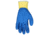 MCR Safety Cut Pro 10 Gauge Kevlar Shell Cut Resistant Work Gloves, Latex Coated Palm and Fingertips, Blue/Yellow, Medium, 9687M