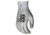 MCR Safety Cut Pro 13 Gauge Dyneema Diamond Technology Shell Cut Resistant Work Gloves, PU Coated Palm and Fingertips, Gray/Salt and Pepper, Small, 9676S