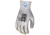 MCR Safety Cut Pro 13 Gauge Dyneema Diamond Technology Shell Cut Resistant Work Gloves, PU Coated Palm and Fingertips, Tan/Salt and Pepper, Small, 9672S