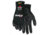 MCR Safety Cut Pro Ninja BNF Work Gloves, 18 Gauge Kevlar Shell, NFT Coated Palm and Fingertips, Black, Medium, N9878BNFM