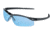 MCR Safety DL1 Series Safety Glasses, Soft TPR Nose Piece, Light Blue, One Size, DL113