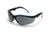 MCR Safety Glasses Blk Frm Gray Lens PK12 KD312, Each