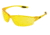 MCR Safety Law LW2 Series Safety Glasses, Soft Secure TPR Nose Piece and Temple Inserts, Amber, One Size, LW214