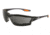 MCR Safety Law LW3 Series Foam Lined Safety Glasses, Anti-Fog Lens, Soft Secure TPR Nose Piece and Temple Inserts, Gray, One Size, LW312AF