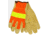 MCR Safety Luminator Hi-Vis Leather Drivers Work Gloves, Premium Grade Grain Pigskin with Mesh Back, Reflective Stripe, Beige, Medium, 34111M