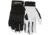 MCR Safety Mechanics Gloves Goatskin Padded Palm, Neoprene Knuckle Strap Spandex Back with Adjustable Hook and Loop Wrist Closure, White, XX - Large, 914XXL
