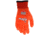 MCR Safety Ninja Ice Insulated Work Gloves, 15 gauge Nylon with Acrylic Terry Interior, Fully Coated with HPT, Orange, Large, N9690FCOL