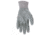 MCR Safety NXG Work Gloves, 10 Gauge Cotton Polyester Shell, Latex Palm and Fingertips, Blue/White, Large, 9680L
