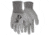 MCR Safety NXG Work Gloves 13 Gauge Nylon Shell, PU Palm and Fingertips, Gray, Small, 9666S