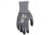 MCR Safety NXG Work Gloves, 15 Gauge Nylon Shell, Nitrile Foam Palm and Fingertips, Black/Gray, Medium, 967315M