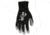 MCR Safety NXG Work Gloves, 15 Gauge Nylon Shell, PU Palm and Fingertips, Gray/Black, X - Large, 96695XL