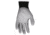 MCR Safety NXG Work Gloves, 15 Gauge Nylon Shell, PU Palm and Fingertips, Gray/Black, X - Large, 96695XL