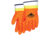 MCR Safety Oil Hauler Double Dipped PVC Work Gloves, PVC over Lime PVC, Soft Jersey Lining, Protective Safety Cuff, Orange/Lime, Large, 6410SCHV