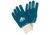 MCR Safety Predator Fully Nitrile Coated Work Gloves, Jersey Lining and Knit Wrist, Treated with ActiFresh, Blue/White, Large, 9751