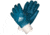 MCR Safety Predator Fully Nitrile Coated Work Gloves, Rough Textured Nitrile, Jersey Lining and Knit Wrist, Treated with ActiFresh, Blue, Large, 9751R