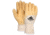 MCR Safety Premium Tufftex Series Rubber Coated String Knit Work Gloves, Crinkle Texture Finish, Comfortable Knit Wrist, Yellow/Natural, Small, 6832S