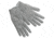 MCR Safety String Knit Work Gloves, 7 Gauge Regular Weight, Cotton/Polyester, Gray, X - Small, 9637XSM