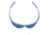 MCR Safety T1 Series Safety Glasses, Hybrid Temple Design, Blue Diamond Mirror, One Size, T1148B