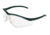 MCR Safety T1 Series Safety Glasses with UV-AF Anti-Fog Lens Coating, Hybrid Temple Design, Clear/ Frame Black, One Size, T1110AF