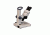 Meiji Techno EM-30 LED Binocular Entry Level Dual 1X/3X Turret Stereo Microscope, White EM-30