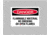 National Marker Sign DANGER-FLAMMABLE 7X10 D-126-P