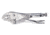 Irwin Vise-Grip 7in Visegrip Curved Jaw L 586-7WR-3, Unit EA