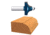 Bosch Power Tools 1in Beading Router Bit2-flute 114-85494M, Unit EA