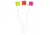 Irwin Strait-Line 2.5inx3.5inx21 Pink Glo Stake 586-64101, Unit PK