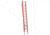 Louisville Ladder 20ft D-rung 2 Section Extladde 443-FE7220, Unit EA