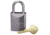 Master Lock 5 Pin Solid Steel Padlock Keye 470-7050, Unit PK