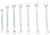 ORS Nasco 7pc Metric Wrench Set 409-68500, Unit PK