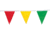 Presco Pennant Flag Multicolored 60ft 5011165274, Unit EA