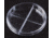 Parter Medical Petri Dishes, Segmented, Sterile 3518 Fully Stackable Dishes Y-Plate