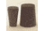 Plasticoid Black Rubber Stoppers, Solid 7.5M290