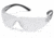 Pyramex Cortez Safety Glasses - Clear Lens, Black Temples Frame SB3610S