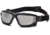 Pyramex I-Force Safety Glasses, Black Frame & Silver Mirror Anti-Fog Lens SB7070SDT