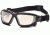 Pyramex I-Force Safety Glasses, Black Frame & Indoor/Outdoor Mirror Anti-Fog Lens SB7080SDT