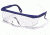 Pyramex Integra Safety Glasses - Clear Lens, Blue Frame SN410S