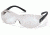 Pyramex OTS Safety Glasses - Clear Lens, Black Frame S3510SJ