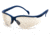 Pyramex Venture II Safety Glasses - Metallic Blue Frame, Indoor/Outdoor Mirror Lens SMB1880S