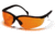 Pyramex Venture II Safety Glasses - Orange Lens, Black Frame SB1840S