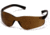Pyramex Ztek Safety Glasses - Coffee Lens, Coffee Frame S2515S