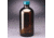 Qorpak Boston Round Bottles, Amber, Narrow Mouth, Qorpak 7722 With Pulp/Vinyl-Lined Black Phenolic Cap