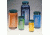 Qorpak Bottle Beakers, Medium Rounds, Wide Mouth, Qorpak 7785 With Pulp/Vinyl-Lined Black Phenolic Cap