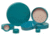 Qorpak Green Thermoset Screw Caps, Fluoropolymer Resin Liner, Qorpak 5215/12, Pack of 12