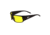 Radians 101  Black Full Frame - Amber Anti-Fog Lens, Matte Black, One Size MP101-41C