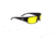 Radians 101  Black Full Frame - Amber Anti-Fog Lens, Matte Black, One Size MP101-41C