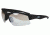 Radians M&amp;P MP104 Shooting Glasses Indoor-Outdoor Lens Black Half Frame Rubberized With Zippered Case