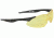 Radians Rock X-Treme Anti-Fog Shooting Glasses Amber Lens Black Frame